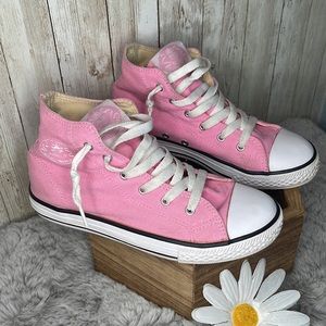 Pink Canvas Sneakers from Dunlop, Girls Size 2